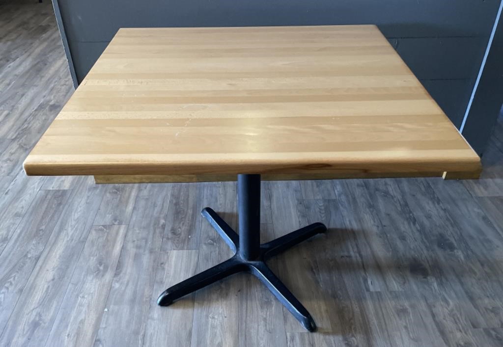 36 In. Wood Table