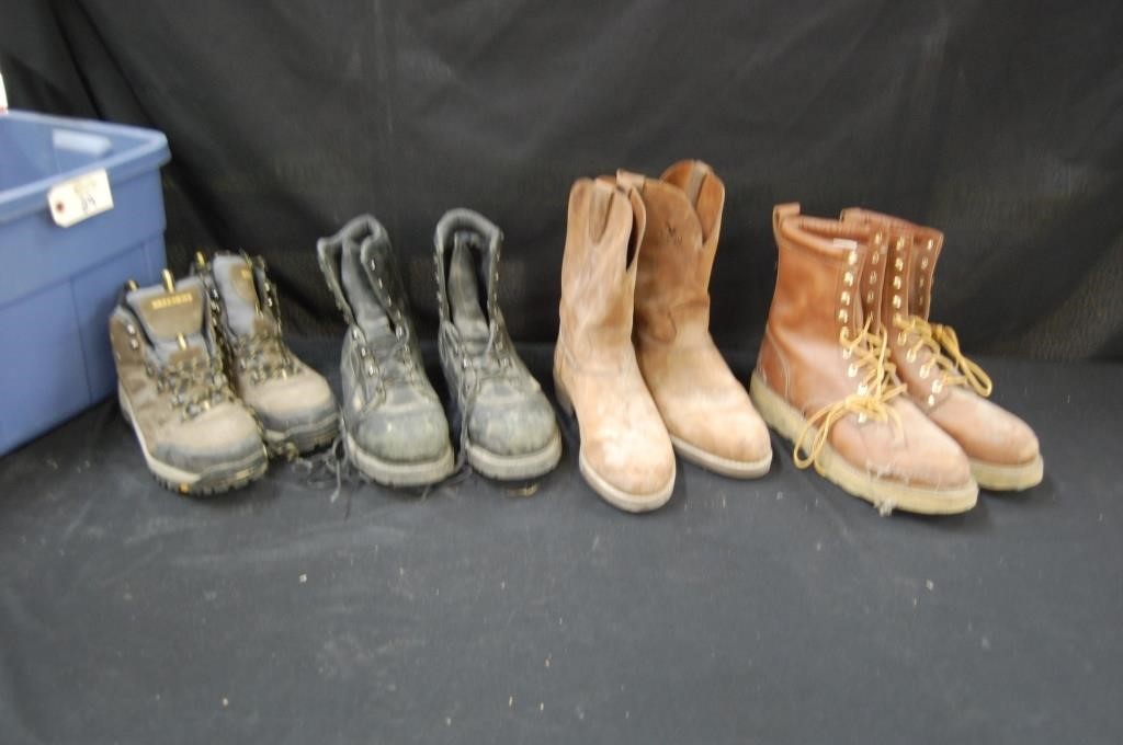 Various Work Boots- Size 12