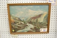 2 Mountain Scape Framed Prints