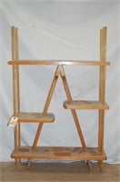 3 Tier Wood Shelf- Freestanding