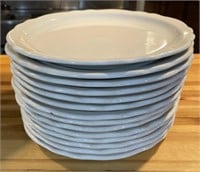 Homer Laughlin 10" Scalloped Dinner Plates (14)
