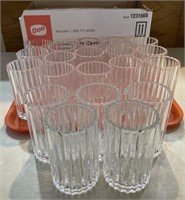 20 Fluted Glass Table Votives & Liquid Candles