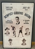 Jack Dempsey/Tom Gibbons Title Fight 1923 Replica