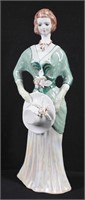 Dorongi Porcelain Women Figurine 11" H
