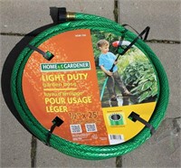New Home Gardener Light Duty 25' Garden Hose
