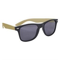 Black/Gold Malibu Sunglasses