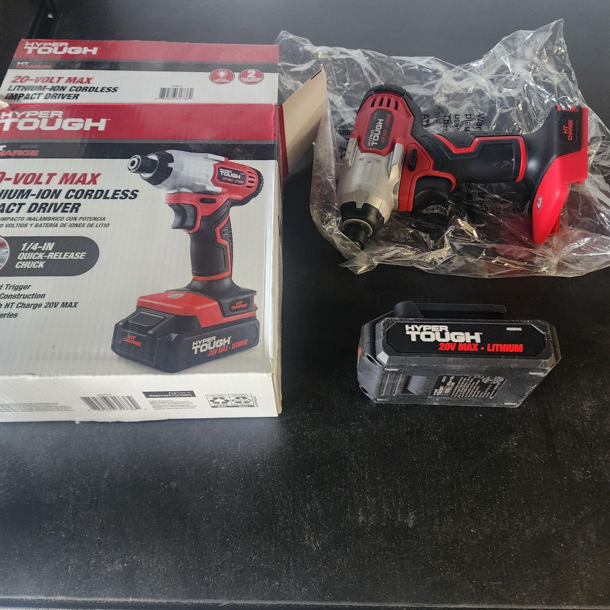 Hyper Tough 20V Max Lithium-ion Cordless Impact Dr