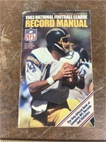 1983 NFL Record Manual Paper Back Book