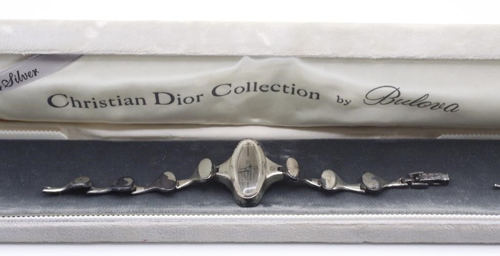 A Christian Dior Collection by Bulova Sterling