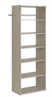 Essential Shelf 25 In. W Rustic Grey Wood Closet
