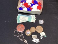 Poker chips and Misc trinkets