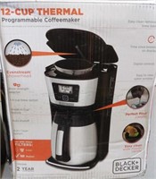 Black + Decker 12 Cup Thermal Coffee Maker