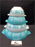 Pyrex Cinderella Butterprint Nesting Bowls