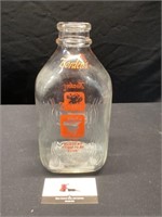 Bordens Glass Milk Bottle
