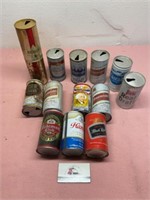 Vintage beer cans
