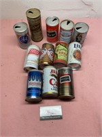 Vintage beer cans