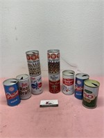1975 and 76 Steelers beer cans , vintage beer cans