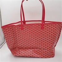 Red Goyard GM Tote Handbag