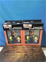 2 new packages of the simpsons ornaments