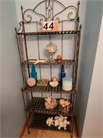 Metal Shelf with Remaining Contents (Star Fish)