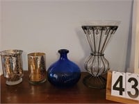 2 Vases ~ 2 Votive Candles