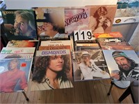 Box of LP Albums (Dean Martin) ~ Cassette Tapes