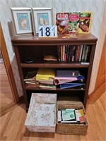 Book Shelf ~ Cook Books ~ Organizer Baskets ~