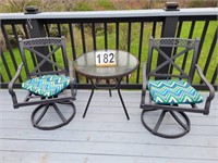 Patio Table 2 Chairs