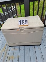 Resin Deck Storage Box w/ Contents