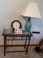 Lamp ~ Clock ~ Decorative Bowl ~ Table