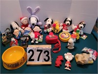 Peanuts Stuffed Figures ~ Canteen ~ Purse ~ Dog Bo