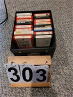 Black Box of 8 Track Tapes
