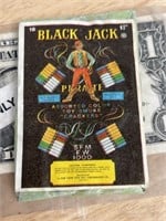Vintage Black Jack Firecracker advertising label