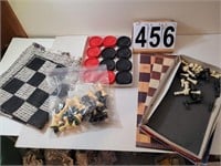 Table Top Checker and Chess Set ~ Chess Set