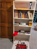 White Book Shelf with Contents ~ Peanut Books
