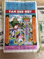 Vintage Yank Kee Boy Firecracker advertising