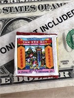 Rare Vintage penny pack Yank Kee Boy Firecracker