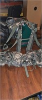 Military utility harness with shoulder straps