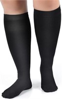 Unisex Wide Calf Compression Knee High Socks