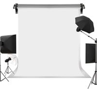 KATE BACKGROUND 5 X 7FT Solid White Backdrop
