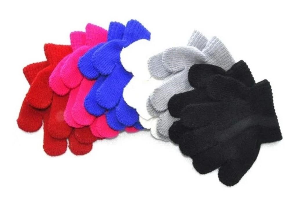 PIGBENGO 6Pairs Toddler Gloves
