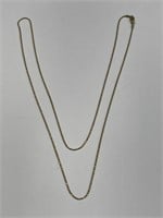 14 KT GOLD ROPE CHAIN 30" IN LENGTH