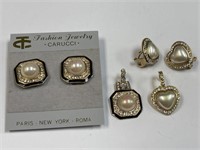 TWO CARUCCI PENDANT & EARRING SETS