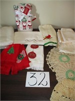 Christmas Towels, Dollies