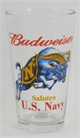 * Budweiser Navy Glass