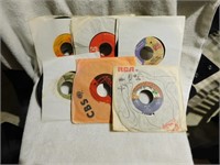 Aerosmith/Queen/Led Zeppelin/Kiss/Prince 6 x 45 rm