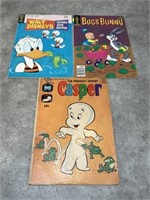 Vintage Casper, Disney, and Bugs Bunny comic