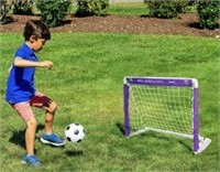 Mini Soccer Goal Set w Ball & pump