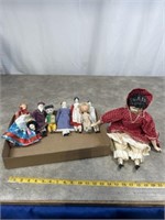 China head dolls and other vintage dolls