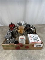 Assortment of French presses and coffee makers